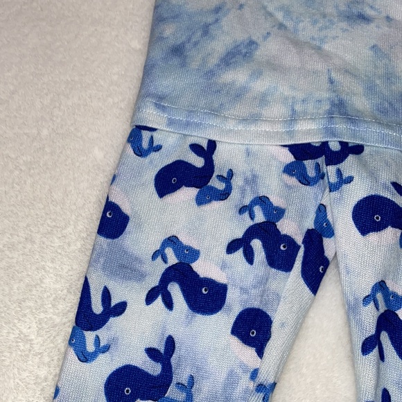 🎉Host Pick!🎉 NWT Rae Dunn Dad’s Bestie whale pajama set - Picture 3 of 5